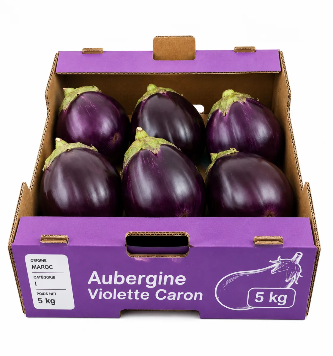 Aubergine Violette Carton 5kg