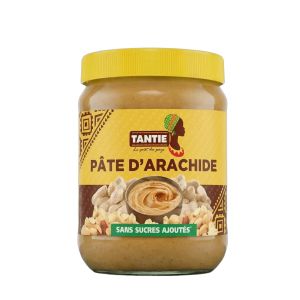 Tantie Pate D'arachide Jaune Sans Sucres 500g