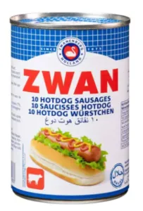 Zwan hot dog poulet boeuf 400g