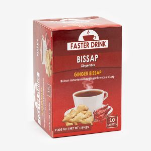 Faster Drink Bissap Gingembre 10 Sac