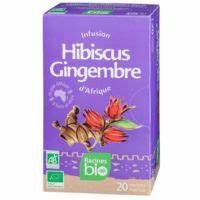 Infusion hibiscus gingembre Racines bio 20sac