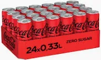 Coca Cola Zero Francais 24x33cl