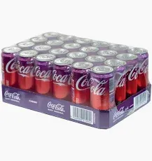 Coca Cola Cherry Francais 24x33cl