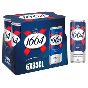 1664 Biere Blonde 6x33cl Canette Pack