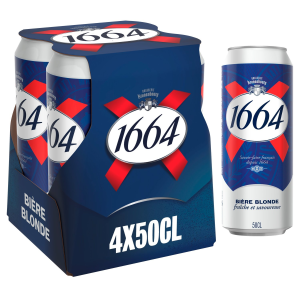 1664 Biere Blonde Canette 4x50cl