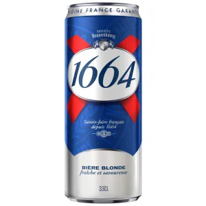 1664 Biere Blonde Cannette 33cl