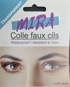 Mira Colle Faux Cils Tube # Transparent Et Noir # Lb-03