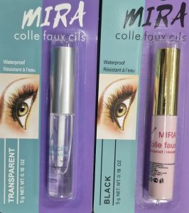 Mira Colle Faux Cils # Noir Et Transparent # Fcg-46411