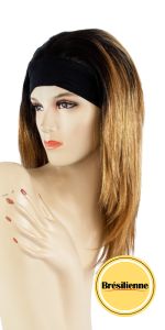 Silk Band 5 18" Perruque Bresilienne  Color # Tt1b/27