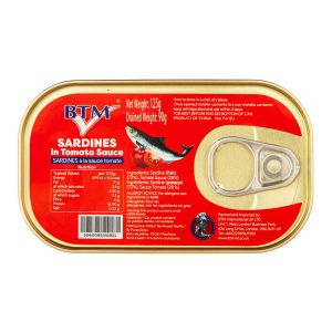 Btm Sardines Piment Oil 125g