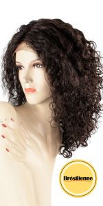Peruque Bresilienne 35s Front Lace 18" Color # Natural