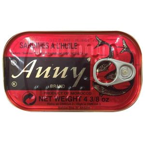 Anny sardines a l'huile 8oz