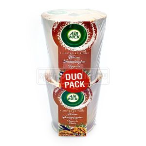 Air wick bougie d'ambiance vanille 2x105g