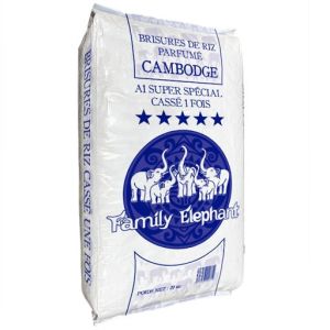 Riz Casse 1 Fois Cambodge Family Elephant 20kg
