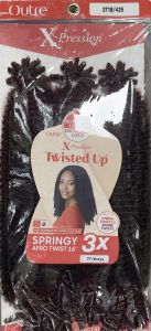 Springy Afro Twist 16x3 X-pression Color # 2t1b/425
