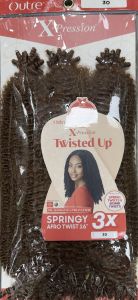 Springy Afro Twist 16x3 X-pression Color # 30