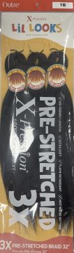 Lil Locks Pre - Stretched 32x3 X-pression Color # 1b