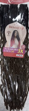 Borabora Locks 24x3 X-pression Color # 2t1b/30