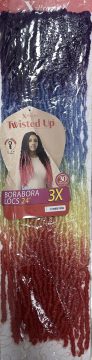 Borabora Locks 24x3 X-pression Color # 3t Ombre Prism