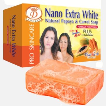Nano Extra White Pap&caro Soap