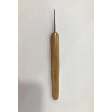 Crochet Aiguille A Simple En Bois # 0.5mm