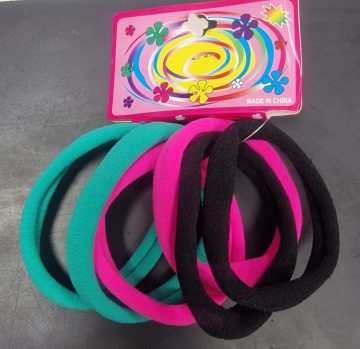 Chouchous Moyenne 6pcs # Vert, Rose Et Noir
