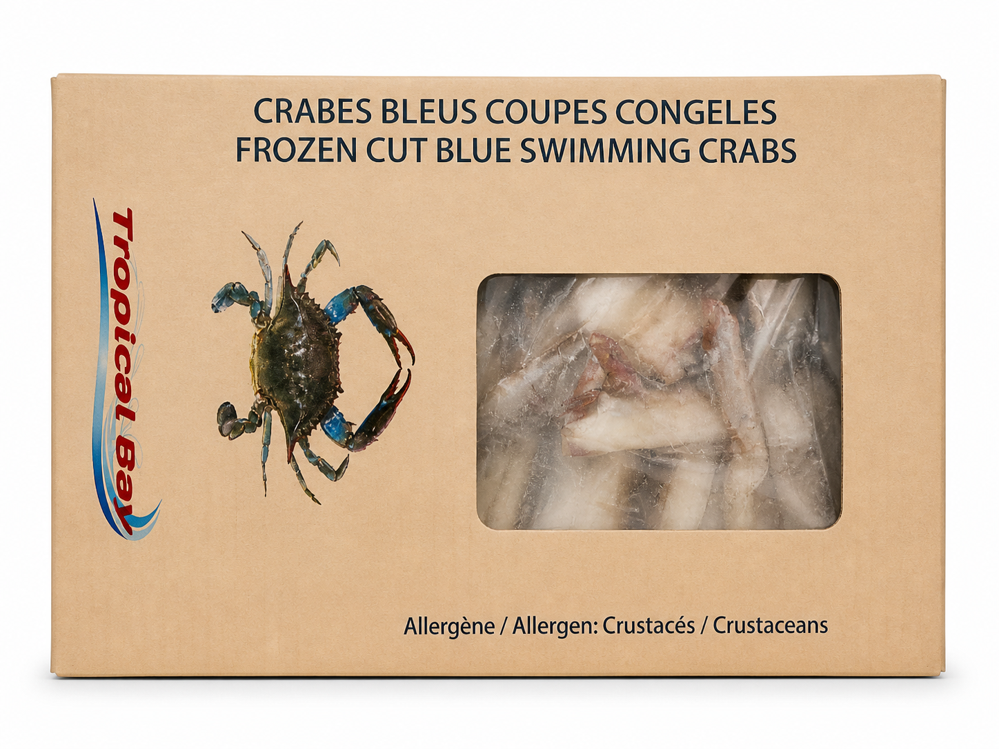 Crabe bleu coupe chine 600g