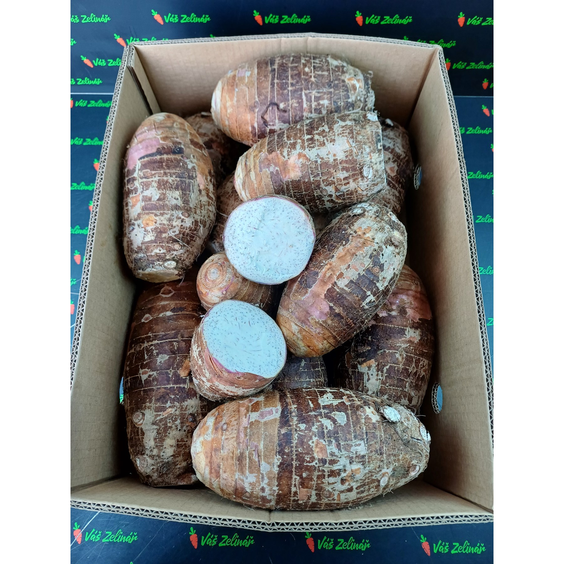 Malanga Cocoyam Rouge Carton 16kg