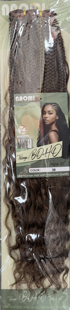 Naomi Tissage Boho Tresse 22" Color # 30