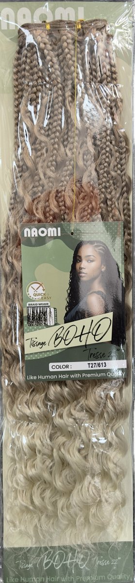Naomi Tissage Boho Tresse 22" Color # T27/613