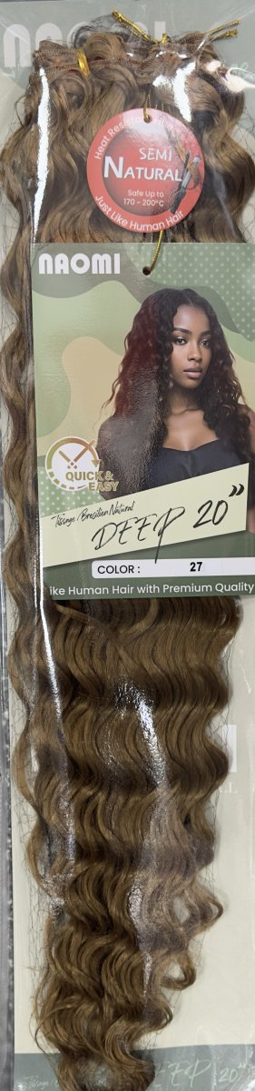 Naomi Tissage Bresilen Natural Deep 20" Color # 27