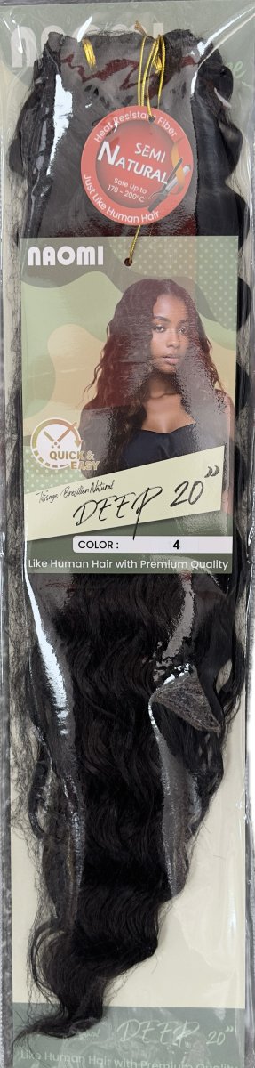 Naomi Tissage Bresilen Natural Deep 20" Color # 4
