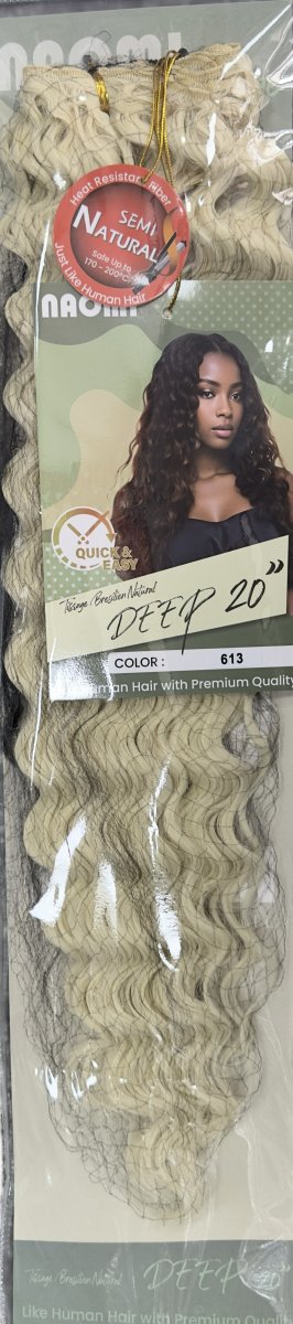 Naomi Tissage Bresilen Natural Deep 20" Color # 613
