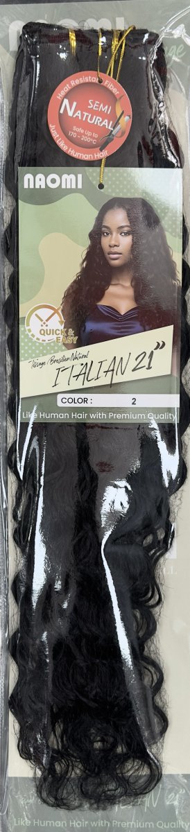 Naomi Tissage Bresilen Natural Italian 21" Color # 2