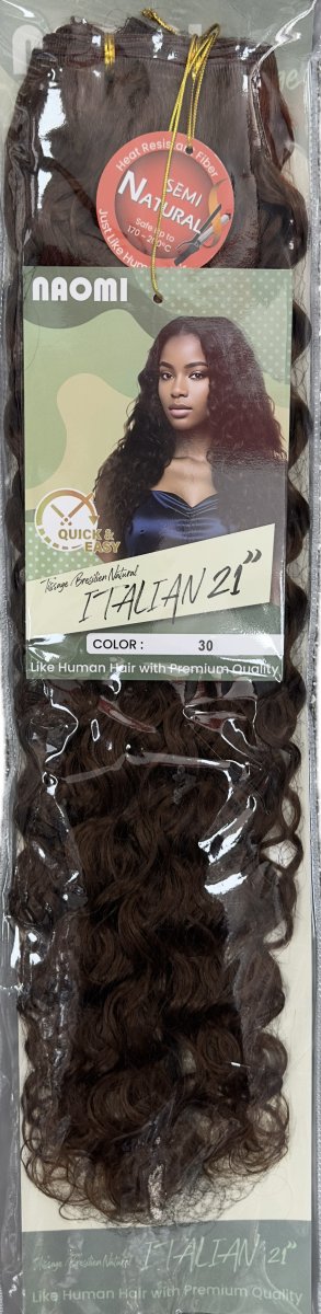 Naomi Tissage Bresilen Natural Italian 21" Color # 30