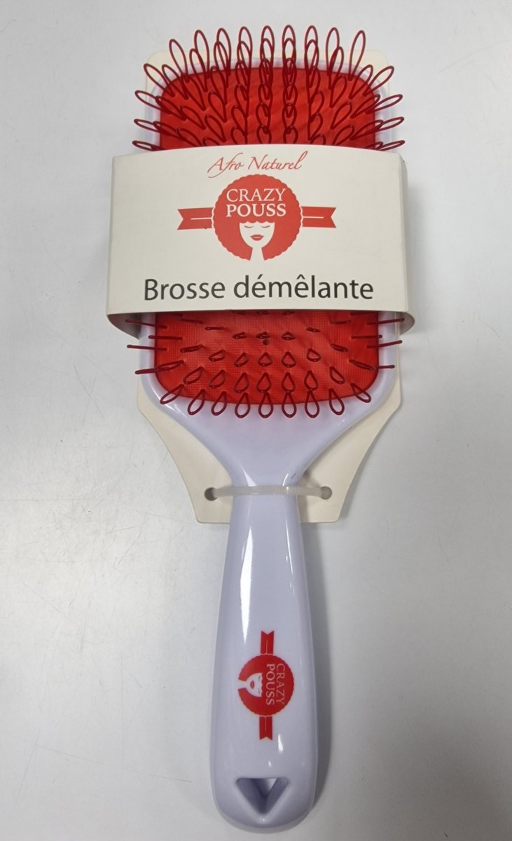 Crazy Pouss Brosse Demelante # Blanc Et Rouge