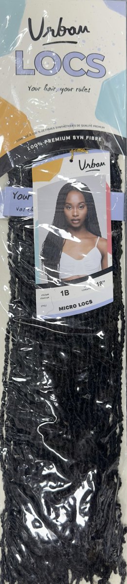 Urban Micro Locks 18" Color# 1b