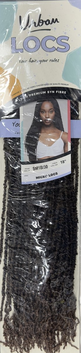 Urban Micro Locks 18" Color # Sm1b/30