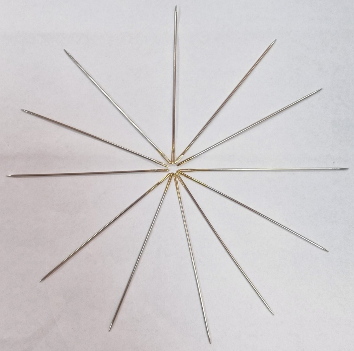 Aiguille Pour Cheveux Long # 12pcs